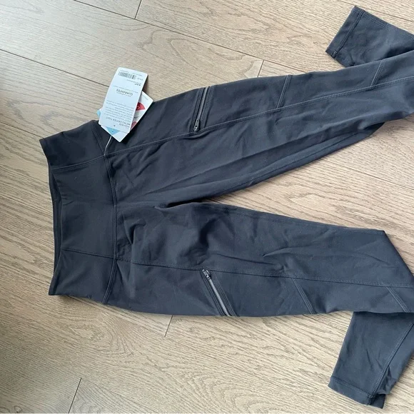 NWT Athleta High Rise Metro Drifter Tight Leggings Size XSP Petite Gray - Picture 10 of 11